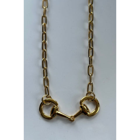 18k Gold Chain Link Bit Necklace-HorzeStylz-HorzeStylz