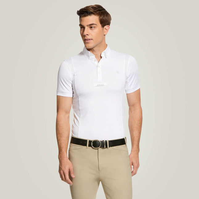 Ariat Men's Tek Short Sleeve Show Shirt-Ariat-HorzeStylz