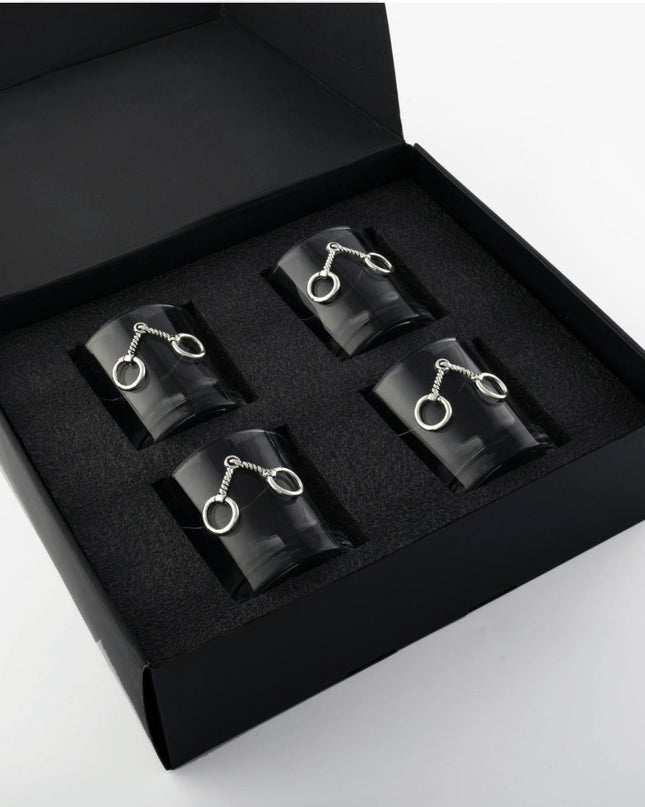 Arthur Court Equestrian Bit Bar Glasses-Arthur Court-HorzeStylz