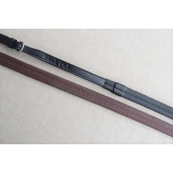 Black Oak Rubber Reins-KL Select-HorzeStylz