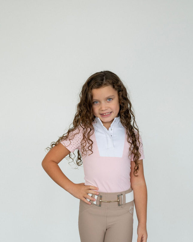Free Ride Equestrian Children's Amelia Short Sleeve Show Shirt