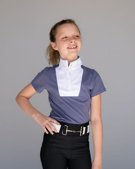 Free Ride Equestrian Children's Amelia Short Sleeve Show Shirt