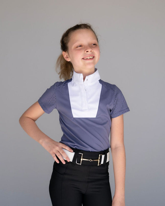 Free Ride Equestrian Children's Amelia Short Sleeve Show Shirt