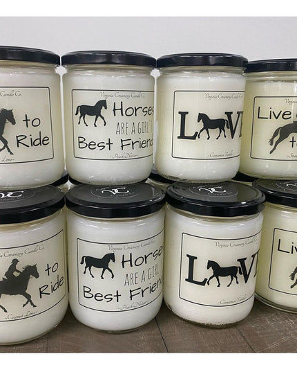 Equestrian Candle Jar-HorzeStylz-HorzeStylz