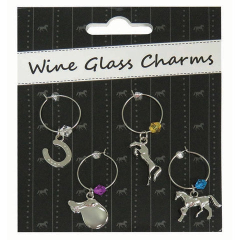 Equestrian Wine Glass Charms-GT Reid-HorzeStylz