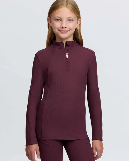 Young Rider Raye Ribbed Base Layer Sun Shirt