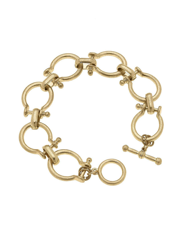 Hayden Horsebit Linked Bracelet-Canvas Style-HorzeStylz