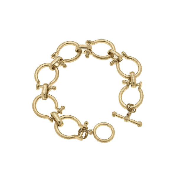 Hayden Horsebit Linked Bracelet-Canvas Style-HorzeStylz