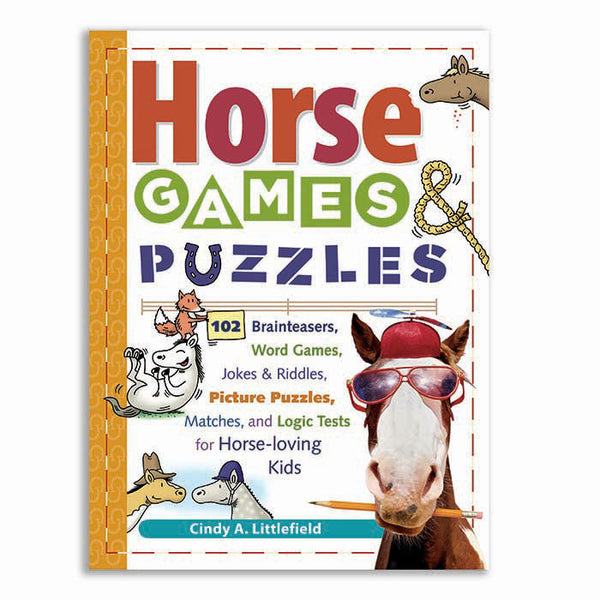 Horse Games & Puzzles for Kids Book-GT Reid-HorzeStylz