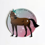 Hunt Seat Paper Co Magical Pony Sticker-Hunt Seat Paper Co.-HorzeStylz