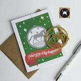 Hunt Seat Paper Co. Equestrian Horse Ornament Greeting Card-Hunt Seat Paper Co.-HorzeStylz