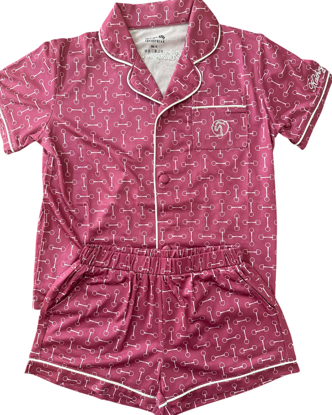 Kathryn Lilly Equestrian Silk Pajamas