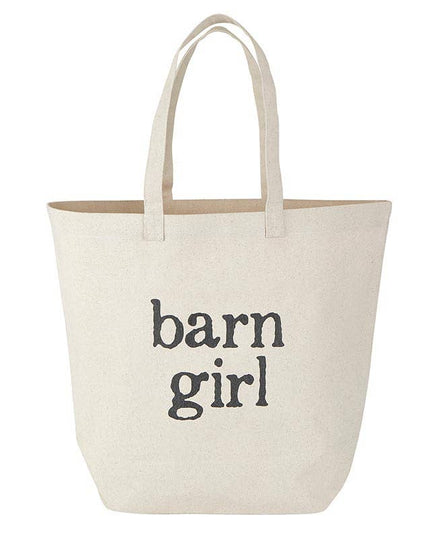 Canvas Barn Girl Tote Bag