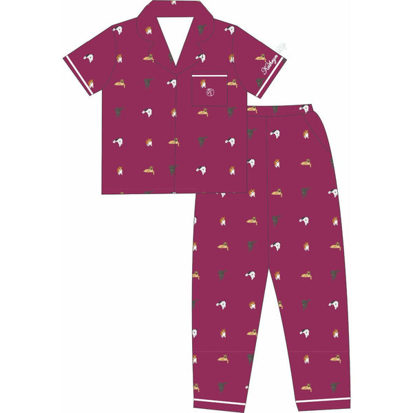 Kathryn Lilly Equestrian Silk Pajamas-Kathryn Lily-HorzeStylz