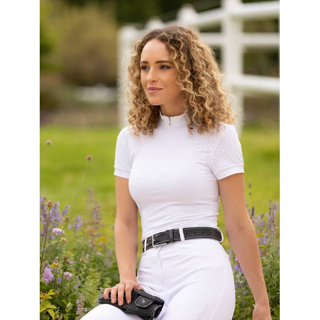 LeMieux Olivia Short Sleeve Show Shirt-LeMieux-HorzeStylz
