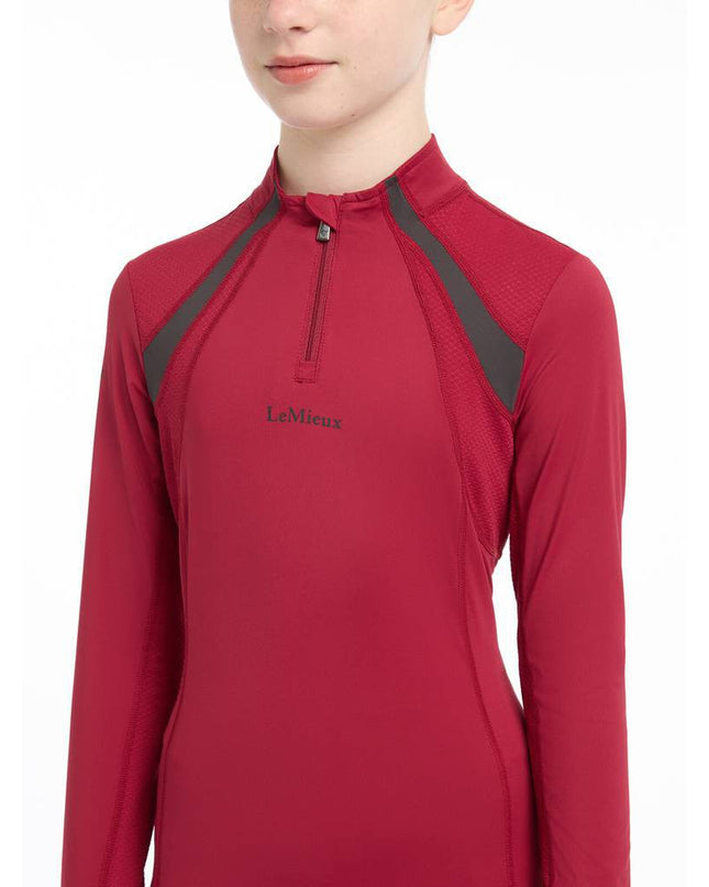 LeMieux Young Rider Mia Mesh Base Layer Sun Shirt-LeMieux-HorzeStylz