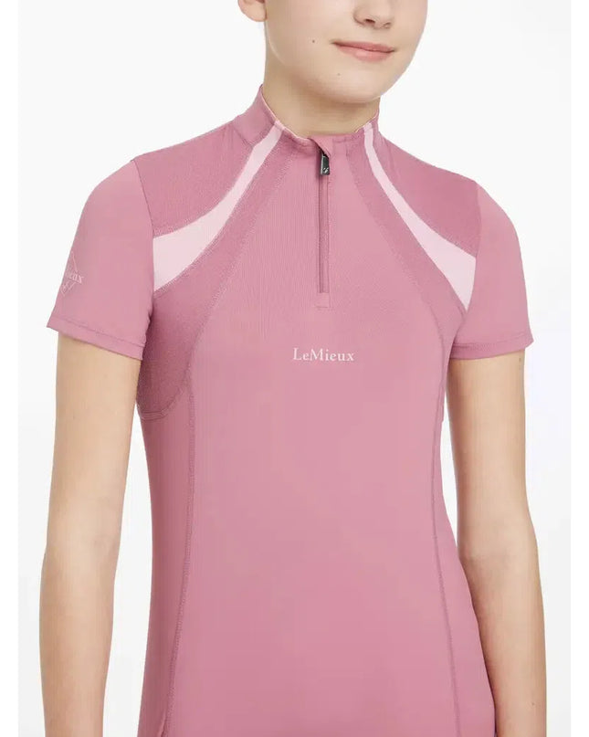 LeMieux Young Rider Short Sleeve Mia Mesh Base Layer Sun Shirt-LeMieux-HorzeStylz