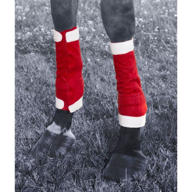 Santa Horse Leg Wraps - 4 Piece Set-Tough1-HorzeStylz