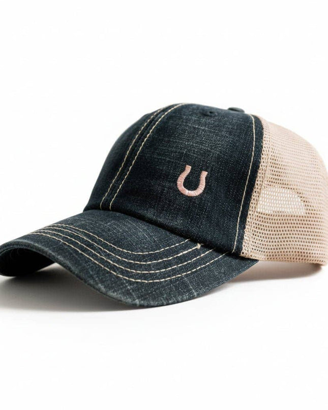 Blue Denim Trucker Hat