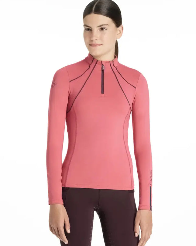 LeMieux Young Rider Mia Mesh Base Layer Sun Shirt