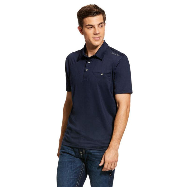Ariat Men's Norco Short Sleeve Polo Shirt-Ariat-HorzeStylz