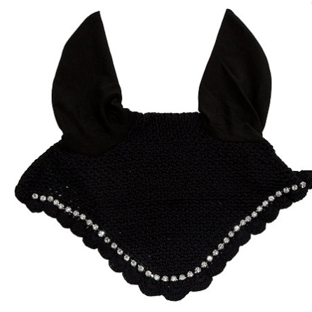 Horse Bonnet with Rhinestone Trim-Horse Fare-HorzeStylz
