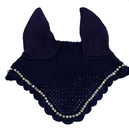 Horse Bonnet with Rhinestone Trim-Horse Fare-HorzeStylz