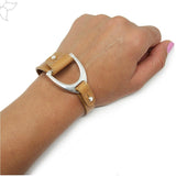 Stirrup Leather Bracelet-Awesome Artifacts-HorzeStylz