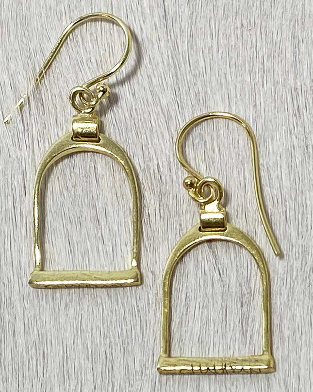 Urban Equestrian Classique Stirrup Earrings-Urban Equestrian-HorzeStylz