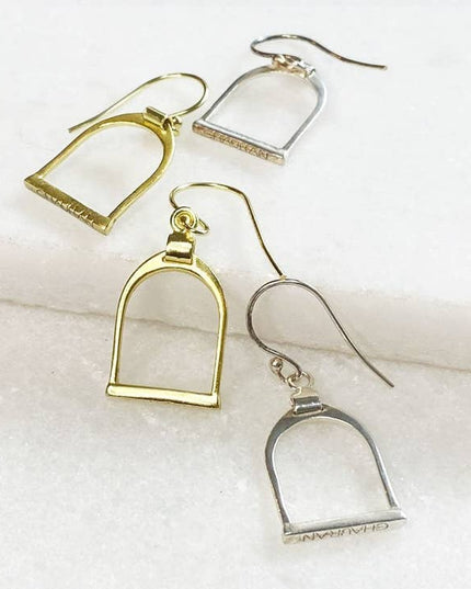 Urban Equestrian Classique Stirrup Earrings-Urban Equestrian-HorzeStylz