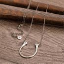 Urban Equestrian Lucky Horseshoe Nail Necklace-Urban Equestrian-HorzeStylz